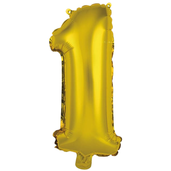 Mini Number 1 Gold
